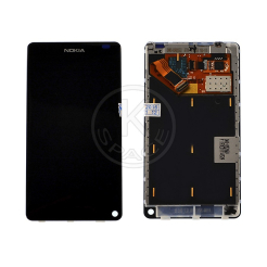 Дисплей Nokia N9 black, з рамкою, Original