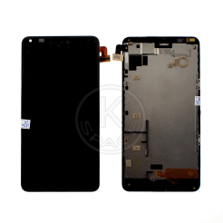 Дисплей Nokia 640 black, с рамкой, High Quiality
