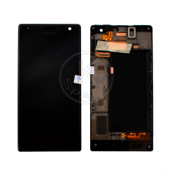 Дисплей Nokia 730 black, з рамкою, Original