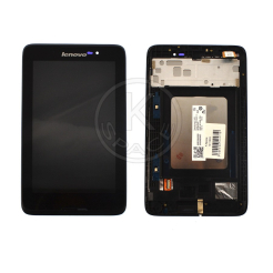 Дисплей Lenovo Tab A3500 black, с рамкой, High Quiality