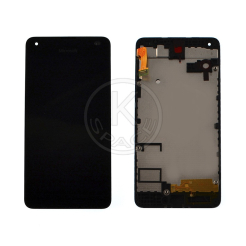 Дисплей Nokia 550 black, с рамкой, Original