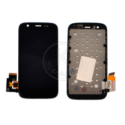 Дисплей Motorola Moto G black, с рамкой, High Quiality