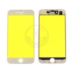 Стекло с рамкой и пленкой OCA iphone 7 white