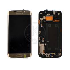 Дисплей Samsung G925 Galaxy S6 Edge white, с рамкой, Service Pack Original