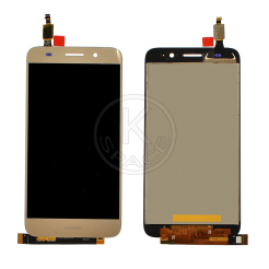 Дисплей Huawei Y3 2017 gold, без рамки, High Quiality