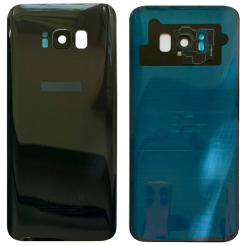 Задняя крышка Samsung G955 Galaxy S8 Plus black (со стеклом камеры)