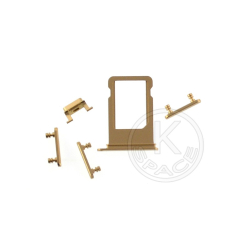Тримач SIM-карти Nano iPhone 7 gold + кнопки