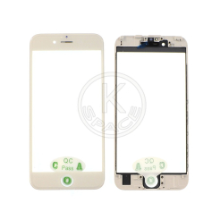 Стекло с рамкой и пленкой OCA iphone 6S white