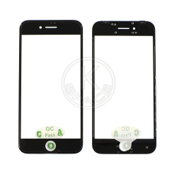 Стекло с рамкой и пленкой OCA iphone 8 black