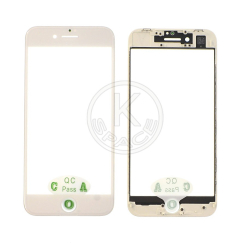 Стекло с рамкой и пленкой OCA iphone 8 white