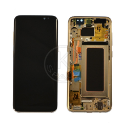 Дисплей Samsung G950 Galaxy S8 gold, с рамкой, Service Pack Original