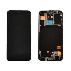 Дисплей Samsung A405 Galaxy A40 2019 black, с рамкой, Service Pack Original