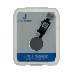Кнопка Home 6rd gen. JCID для iPhone 7 | 7 Plus | 8 | 8Plus | SE2020 | SE2022 black (работает только с ориг. дисплеем)