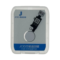 Кнопка Home 6rd gen. JCID для iPhone 7 | 7 Plus | 8 | 8Plus | SE2020 | SE2022 white (работает только с ориг. дисплеем)