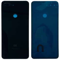 Задняя крышка Xiaomi Mi8 Lite black (со стеклом камеры)