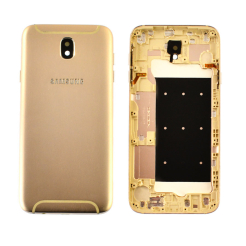 Задня кришка Samsung J730 Galaxy J7 2017 gold (зі склом камери)