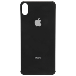 Задня кришка корпуса iPhone Xs Max black, великий виріз під камеру