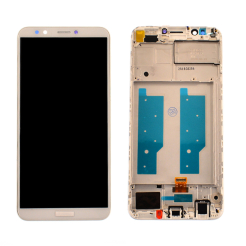 Дисплей Huawei Y7 2018 | Y7 Prime 2018 | Nova 2 Lite white, з рамкою, High Quiality