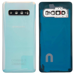 Задня кришка Samsung G973 Galaxy S10 white (зі склом камери)