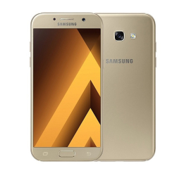 Задняя крышка Samsung A320 Galaxy A3 2017 gold (со стеклом камеры)