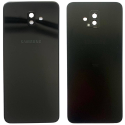 Задня кришка Samsung J610 Galaxy J6 Plus 2018 black (зі склом камери)