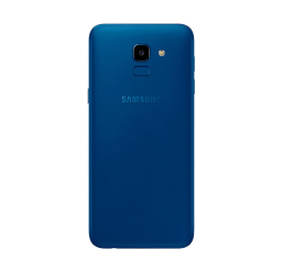 Задня кришка Samsung J600 Galaxy J6 2018 blue (зі склом камери)
