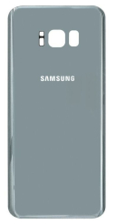 Задня кришка Samsung G955 Galaxy S8 Plus silver (без скла камери)