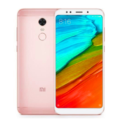 Задняя крышка Xiaomi Redmi 5 pink (со стеклом камеры)