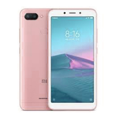 Задня кришка Xiaomi Redmi 6 pink (зі склом камери)