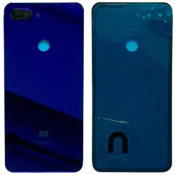 Задняя крышка Xiaomi Mi8 Lite blue (со стеклом камеры)