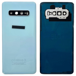 Задняя крышка Samsung G975 Galaxy S10 Plus white (со стеклом камеры)
