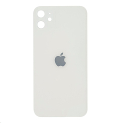 Задня кришка корпуса iPhone 11 white, маленький виріз під камеру, High Quiality (НЕ цільнолита)