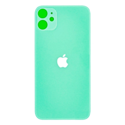 Задня кришка корпуса iPhone 11 green, маленький виріз під камеру, High Quiality (НЕ цільнолита)