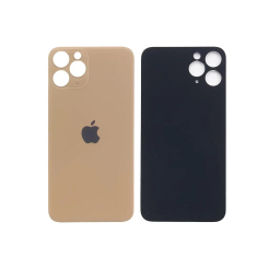 Задняя крышка корпуса iPhone 11 Pro gold, большой вырез под камеру, High Quiality (НЕ цельнолитая)