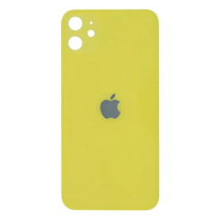 Задня кришка корпуса iPhone 11 yellow, великий виріз під камеру, High Quiality (НЕ цільнолита)