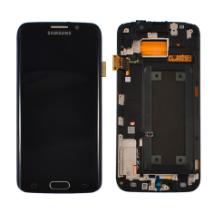 Дисплей Samsung G925 Galaxy S6 Edge black, с рамкой, Service Pack Original