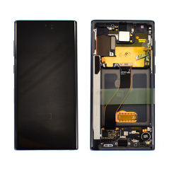 Дисплей Samsung N970 Galaxy Note 10 black, с рамкой, Service Pack Original
