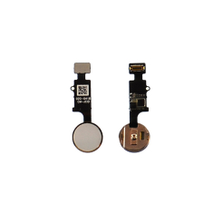Шлейф (Flat cable) универсальная кнопка home JC для iPhone 7/7 Plus/8/8Plus (3RD GENERATION)  gold