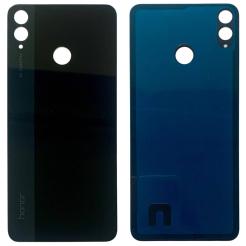 Задняя крышка Huawei Honor 8X black (без стекла камеры)