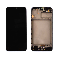 Дисплей Samsung M215 | M307 Galaxy M21 | M30s 2019 black, с рамкой, Service Pack Original