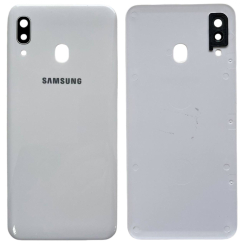 Задня кришка Samsung A305 Galaxy A30 2019 white (зі склом камери)