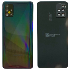 Задняя крышка Samsung A515 Galaxy A51 2019 black (со стеклом камеры)