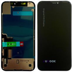 Дисплей iPhone 11 black, з рамкою, AUMOOK FHD INCELL