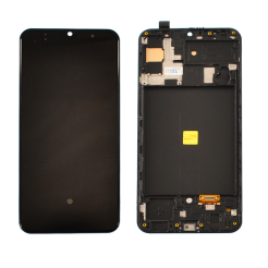 Дисплей Samsung A505 Galaxy A50 2019 black, с рамкой, OLED