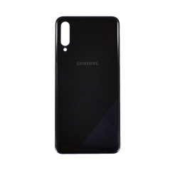 Задняя крышка Samsung A307 Galaxy A30s black (без стекла камеры)