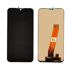 Дисплей Samsung A015 Galaxy A01 (широкий коннектор) black, без рамки, Service Pack Original