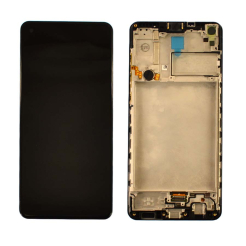 Дисплей Samsung A217 Galaxy A21s 2020 black, с рамкой, Service Pack Original