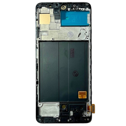 Дисплей Samsung A515 Galaxy A51 2020 black, с рамкой, OLED (Оригинальный размер матрицы)