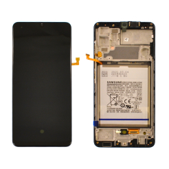 Дисплей Samsung A325 Galaxy A32 2021 black, с рамкой, Service Pack Original