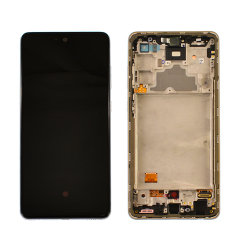 Дисплей Samsung A725 Galaxy A72 2021 white, с рамкой, Service Pack Original